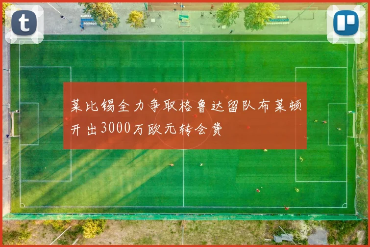莱比锡全力争取格鲁达留队布莱顿开出3000万欧元转会费
